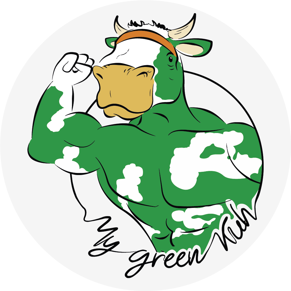 MyGreenKuh - Logo mit Hintergrund