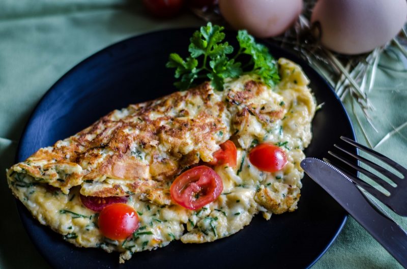 Omelett mit Tomaten von MyGreenKuh