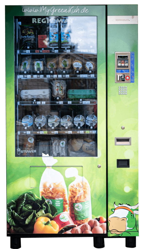 MyGreenKuh 24/7 Lebensmittel Hofladen Automat
